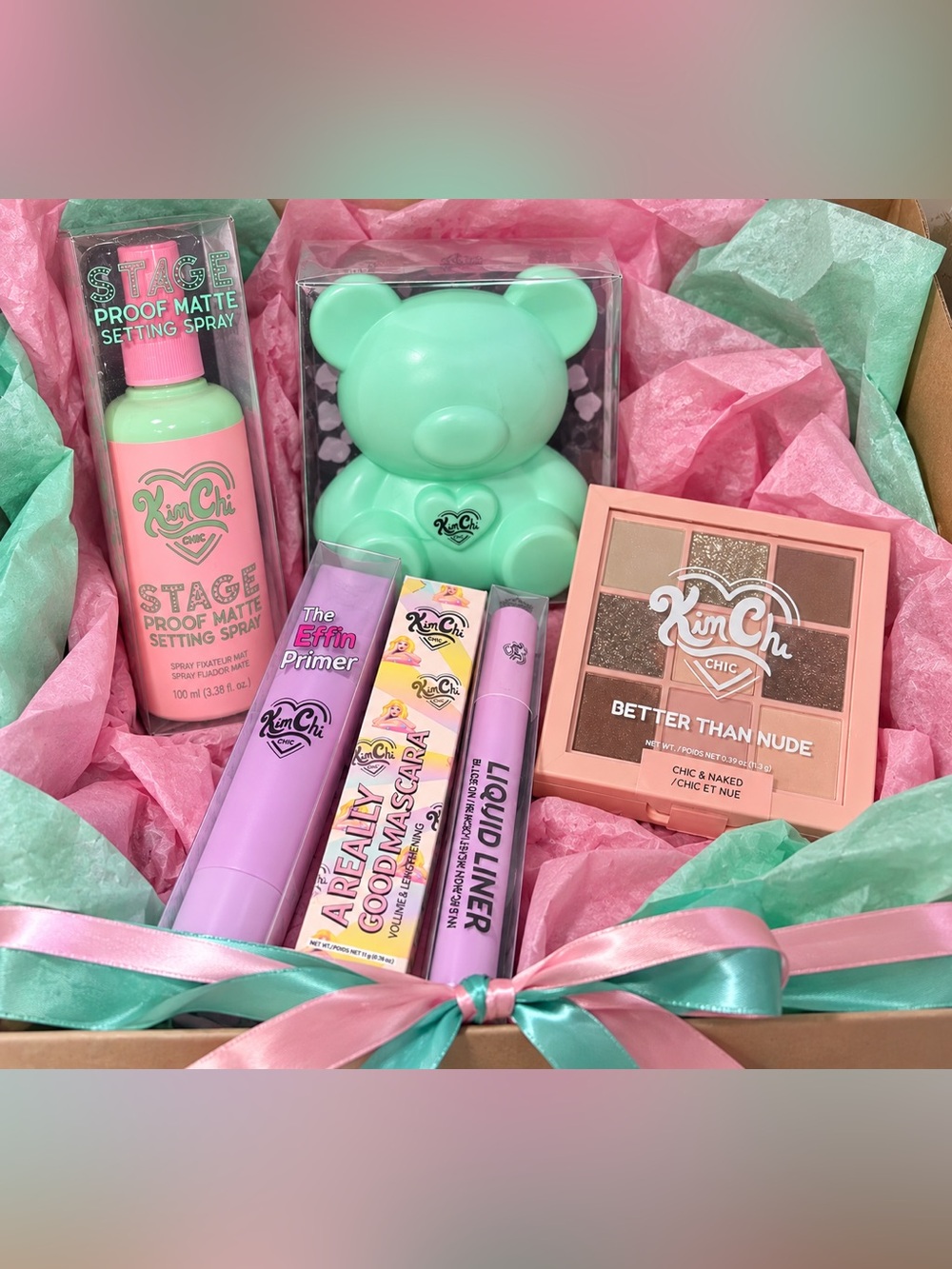 KimChi Chic Gift Set • Better Than Nude Palette • TK02 Petit Ami NIB